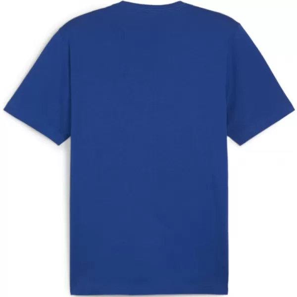  Moška majica s kratkimi rokavi PUMA ESS LOGO TEE 586667-59 MODRA 