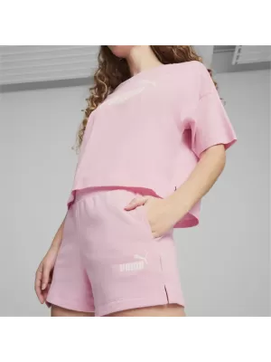 Ženske kratke hlače PUMA ESS 4 SWEAT SHORTS 586825-30 ROZA