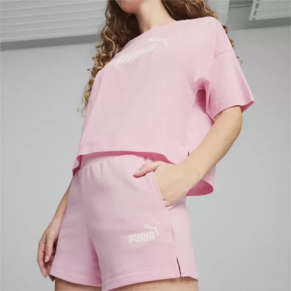  Ženske kratke hlače PUMA ESS 4 SWEAT SHORTS 586825-30 ROZA 