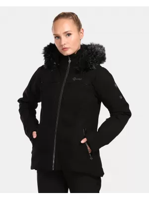 Ženska smučarska jakna KILPI EMILIN-W UL0110KI ČRNA
