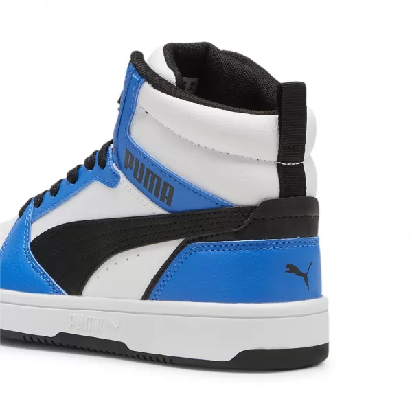  Otroški čevlji PUMA REBOUND V6 MID JR 393831-06 BELA 