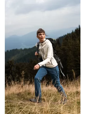 Ženske nepremočljive zunanje hlače NORDBLANC PEACEFUL NBFPL7961 MODRA