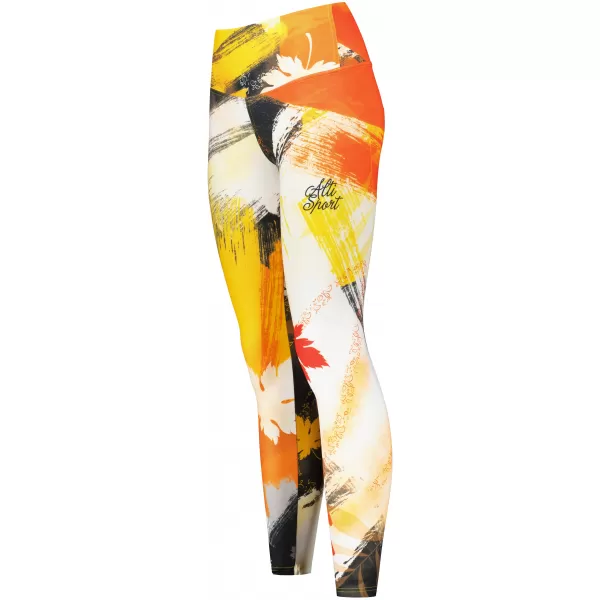  Ženske dolge premium pajkice ALTISPORT VOJ/ALW019LEG01 ORANŽNA 