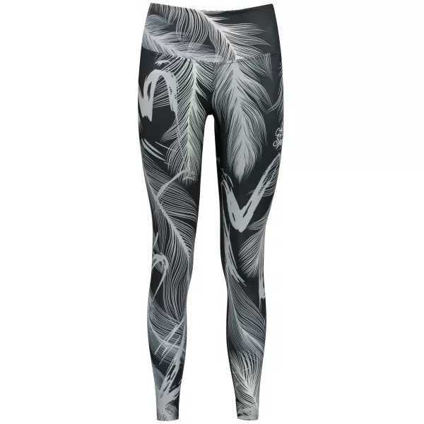  Ženske dolge premium pajkice ALTISPORT VOJ/ALW001LEG01 ČRNA/SIVA 