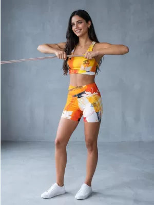 Ženske kratke premium pajkice ALTISPORT VOJ/ALW019LEG03 ORANŽNA