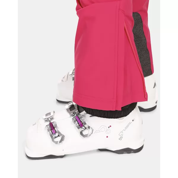  Ženske softshell smučarske hlače KILPI RHEA-W UL0407KI ROZA 