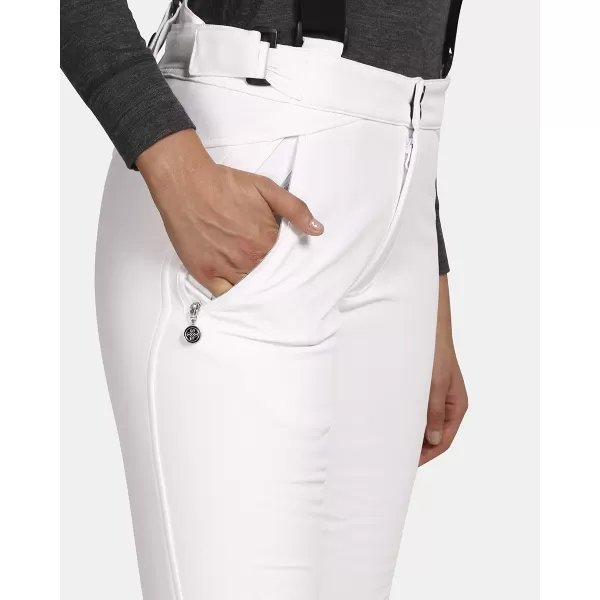  Ženske softshell smučarske hlače KILPI DIONE-W UL0408KI BELA 