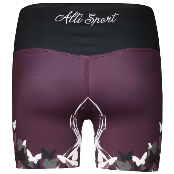  Ženske kratke premium pajkice ALTISPORT VOJ/ALW022LEG03 VIJOLIČNA 