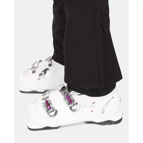  Ženske softshell smučarske hlače KILPI DIONE-W UL0408KI ČRNA 