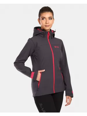 Ženska softshell jakna KILPI RAVIA-W UL0124KI TEMNO SIVA