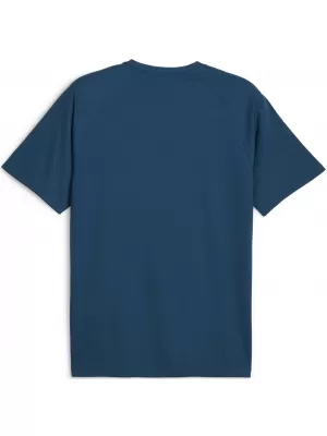Moška majica s kratkimi rokavi PUMA INDIVIDUALLIGA GRAPHICJERSEY 658984-56 MODRA