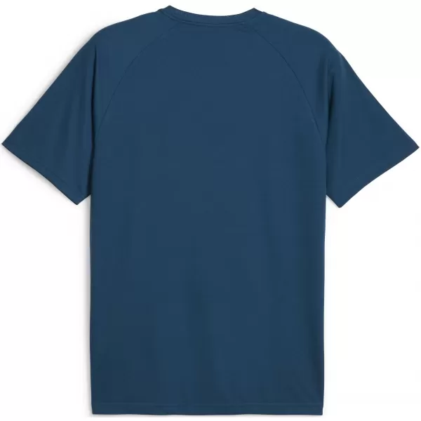  Moška majica s kratkimi rokavi PUMA INDIVIDUALLIGA GRAPHICJERSEY 658984-56 MODRA 