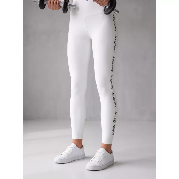  Ženske dolge premium pajkice ALTISPORT VOJ/ALW021LEG01 BELA 