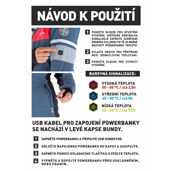  Ženska smučarska jakna KILPI EMILIN-W UL0110KI ČRNA 