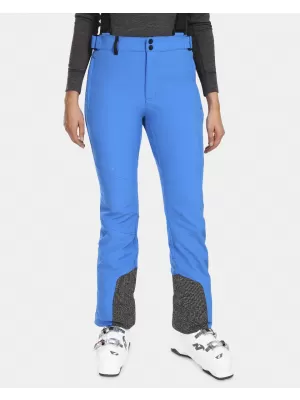 Ženske softshell smučarske hlače KILPI RHEA-W UL0407KI MODRA