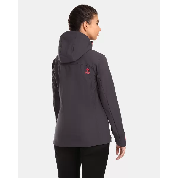  Ženska softshell jakna KILPI RAVIA-W UL0124KI TEMNO SIVA 
