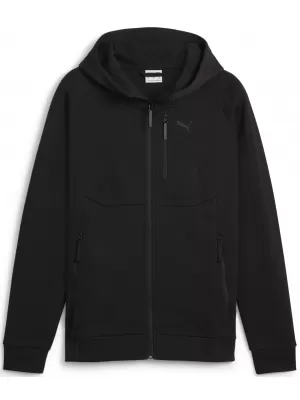 Moški pulover PUMA TECH FULL-ZIP HOODIE 624385-01 ČRNA