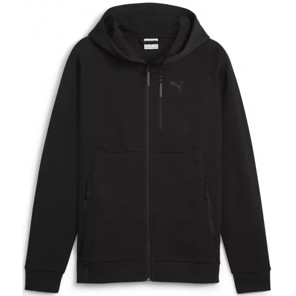  Moški pulover PUMA TECH FULL-ZIP HOODIE 624385-01 ČRNA 