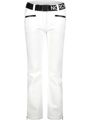 Ženske softshell hlače NORDBLANC PROFOUND NBWP7940 BELA
