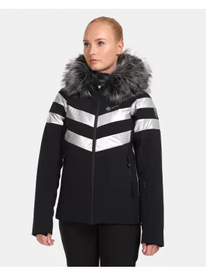 Ženska smučarska jakna KILPI LTD ASTER-W UL0141KI ČRNA