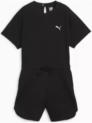 Ženski kombinezon PUMA HER SHORT JUMPSUIT 677891-01 ČRNA