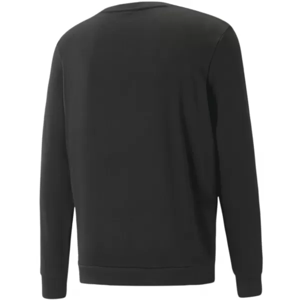  Moški pulover PUMA ESS+ 2 COL BIG LOGO CREW 586763-61 ČRNA 