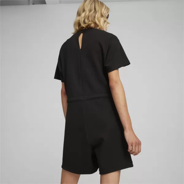  Ženski kombinezon PUMA HER SHORT JUMPSUIT 677891-01 ČRNA 