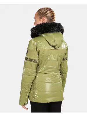 Ženska smučarska jakna KILPI DALILA-W UL0132KI ZELENA