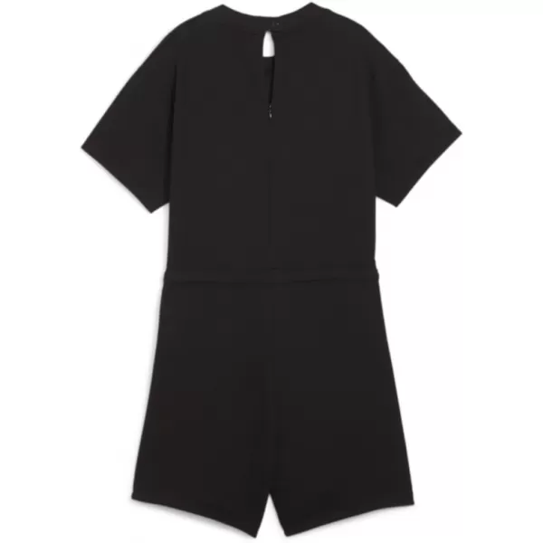  Ženski kombinezon PUMA HER SHORT JUMPSUIT 677891-01 ČRNA 