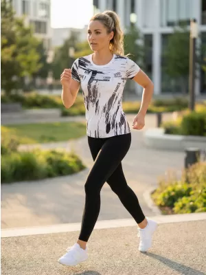 Ženska premium funkcionalna majica ALTISPORT VOJ/ALW010TR01 BELA
