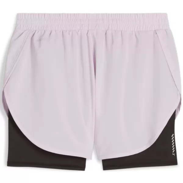  Ženske kratke hlače PUMA RUN FAV WOVEN 2IN1 SHORT W 523181-60 ČRNA 