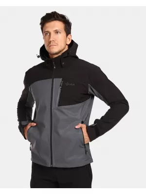 Moška softshell jakna KILPI RAVIO-M UM0126KI TEMNO SIVA