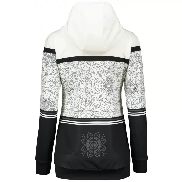  Ženski premium pulover ALTISPORT VOJ/ALW023MI01 ČRNO-BELO 