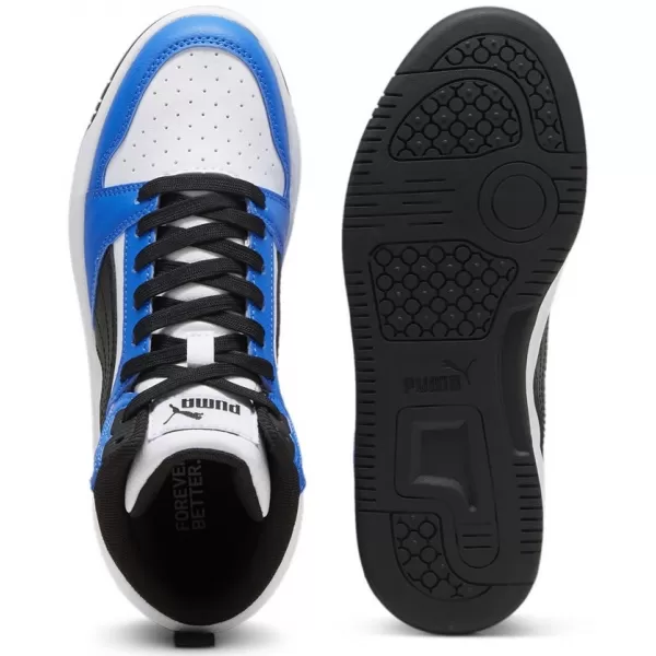  Otroški čevlji PUMA REBOUND V6 MID JR 393831-06 BELA 