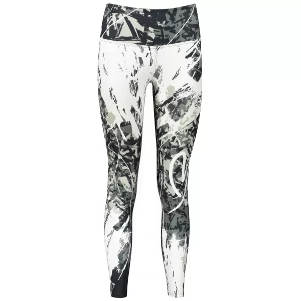 Ženske dolge premium pajkice ALTISPORT VOJ/ALW018LEG01 ČRNO-BELO 