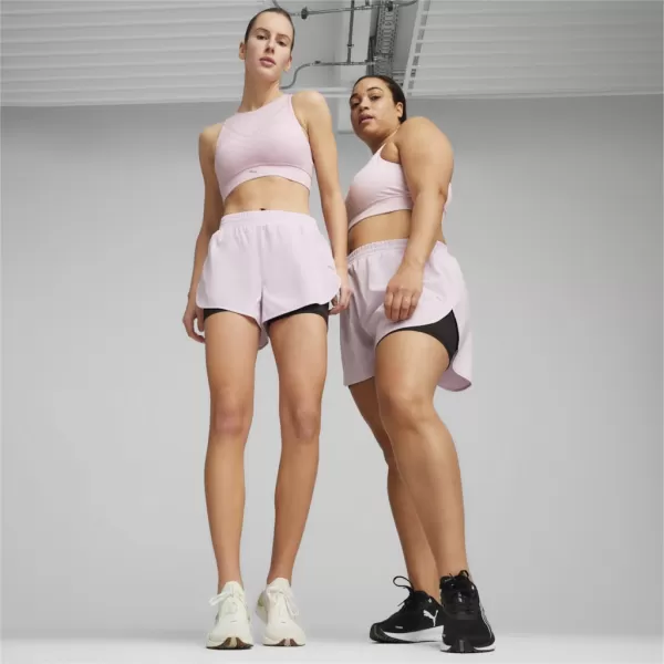  Ženske kratke hlače PUMA RUN FAV WOVEN 2IN1 SHORT W 523181-60 ČRNA 