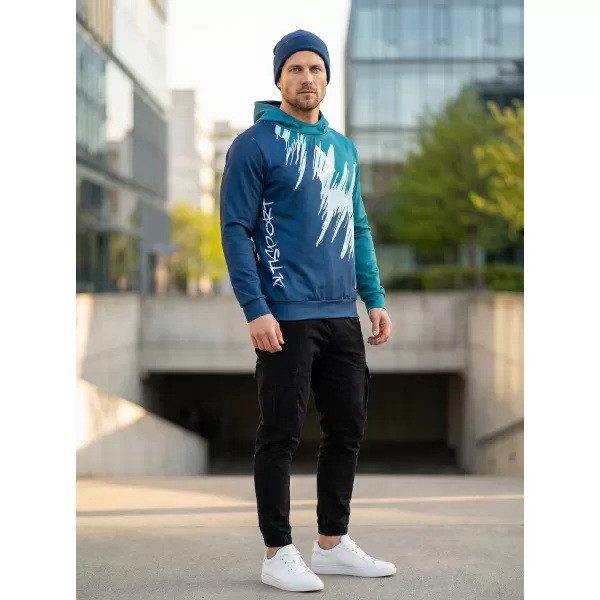  Moški vrhunski funkcionalni pulover ALTISPORT VOJ/ALM006MI01 KEROZIN/MODRA 