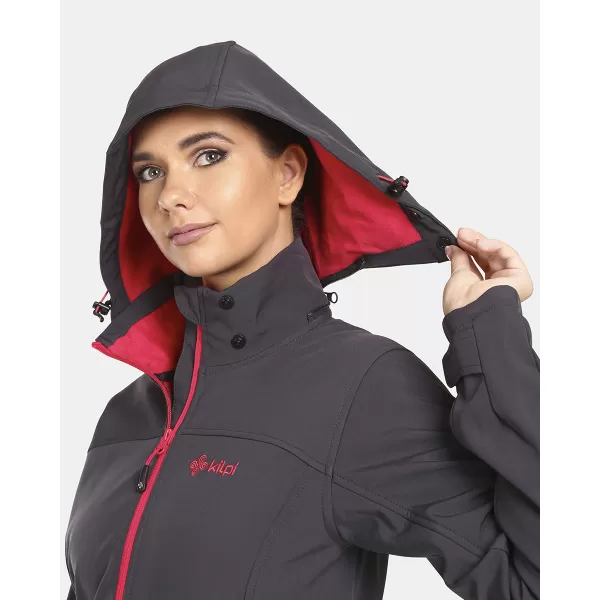  Ženska softshell jakna KILPI RAVIA-W UL0124KI TEMNO SIVA 