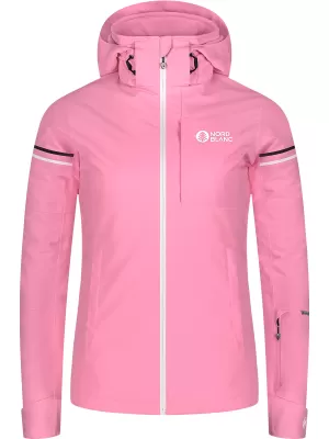 Ženska smučarska jakna NORDBLANC ICING NBWJL7931 ROZA