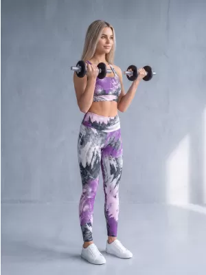Ženske dolge premium pajkice ALTISPORT VOJ/ALW016LEG01 VIJOLIČNA