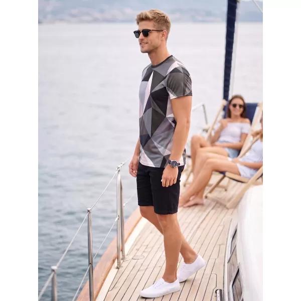  Moška premium plus funkcionalna majica s kratkimi rokavi ALTISPORT VOJ/ALM007TR02 SIVA 