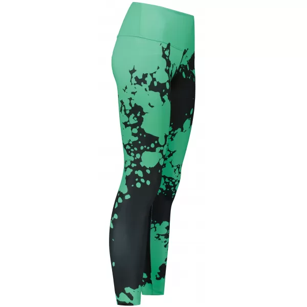  Ženske dolge premium pajkice ALTISPORT VOJ/ALW012LEG01 ČRNA/TURKIZNA 
