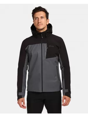 Moška softshell jakna KILPI RAVIO-M UM0126KI TEMNO SIVA