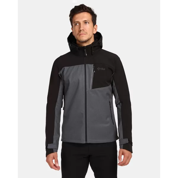  Moška softshell jakna KILPI RAVIO-M UM0126KI TEMNO SIVA 