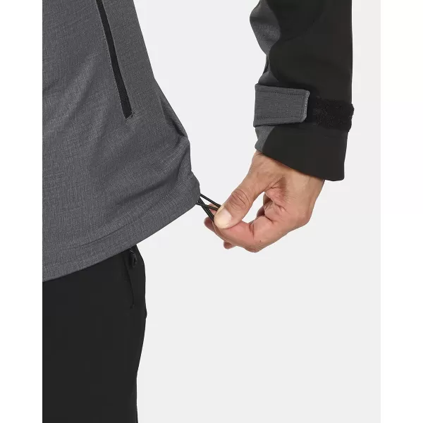  Moška softshell jakna KILPI RAVIO-M UM0126KI TEMNO SIVA 