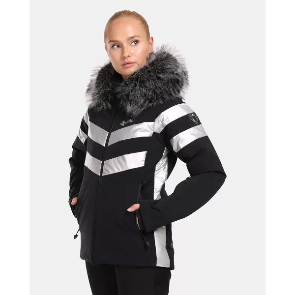  Ženska smučarska jakna KILPI LTD ASTER-W UL0141KI ČRNA 