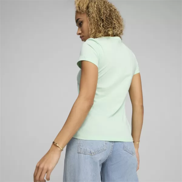  Ženska majica s kratkimi rokavi PUMA ESS LOGO TEE 586775-90 ZELENA 
