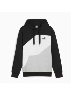 Moški pulover PUMA POWER COLORBLOCK HOODIE 678931-01 ČRNA