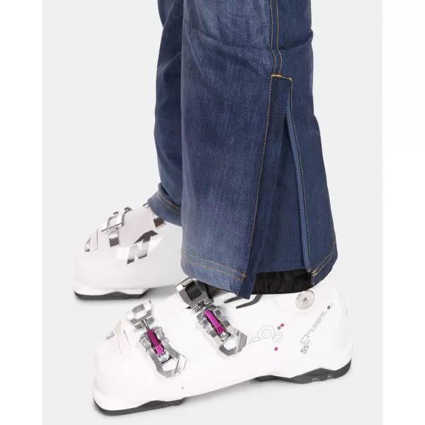  Ženske softshell smučarske hlače KILPI JEANSO-W UL0409KI TEMNO MODRA 