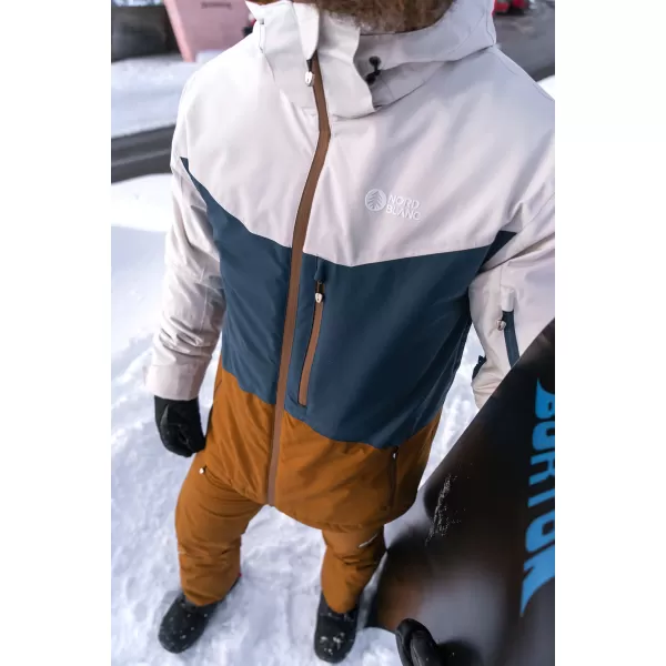  Moška smučarska jakna NORDBLANC NIVAL NBWJM7923 MODRA 